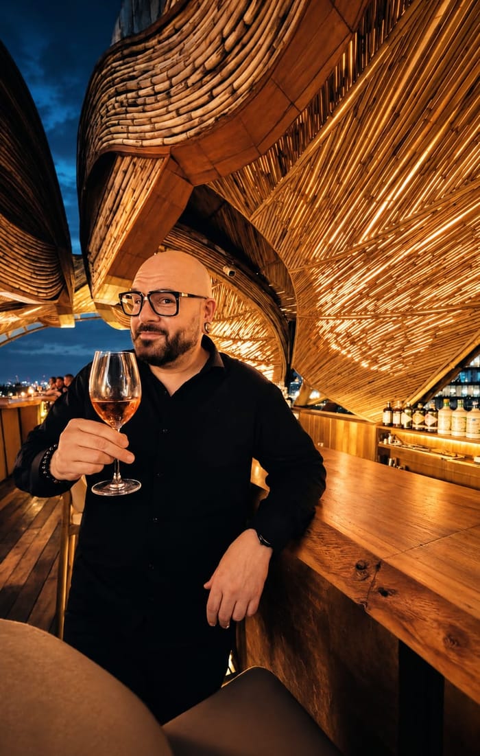 Ricky, Founder of HeyBKK, on a Bangkok rooftop